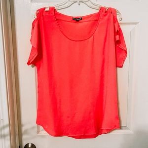 Shoulder Cut Out Express Blouse